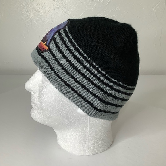 Star Wars Darth Vader large front Logo knit beanie cap hat size One Size EUC - Picture 5 of 16